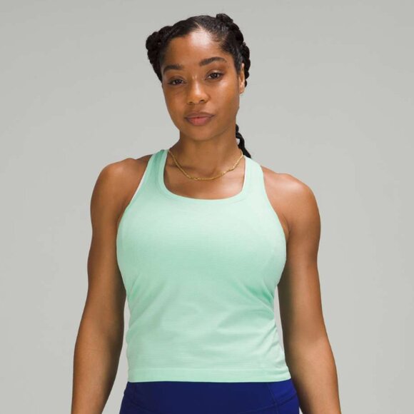 Lululemon Swiftly Tech Racerback 2.0 *Race Length Wild Mint / Wild Mint - Size 4 - Picture 1 of 10